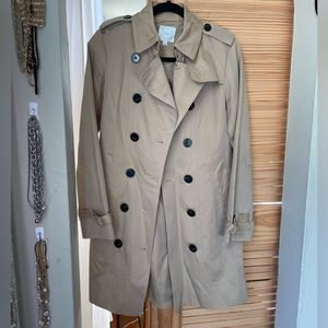 a loves a khaki trench coat small